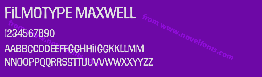 Filmotype MaxwellPreview Filmotype MaxwellPreview