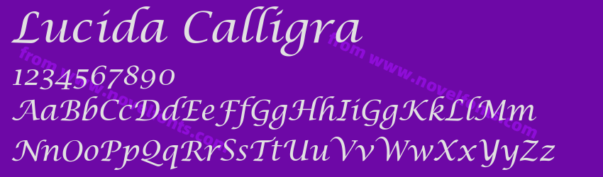 Lucida CalligraPreview