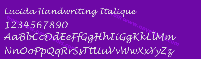 Lucida Handwriting ItaliquePreview