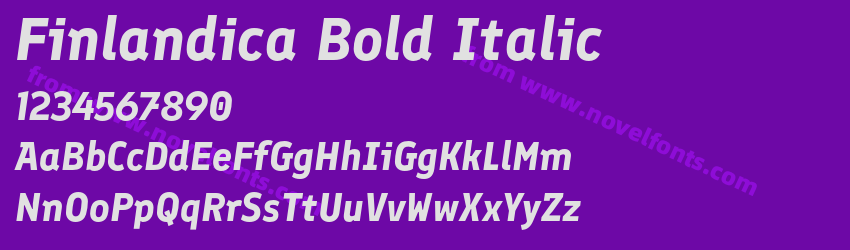 Finlandica Bold ItalicPreview Finlandica Bold ItalicPreview