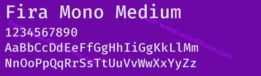 Fira Mono MediumPreview Fira Mono MediumPreview