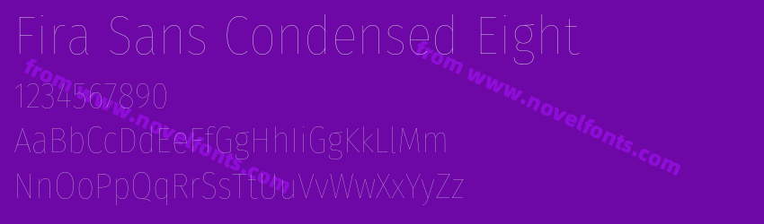 Fira Sans Condensed EightPreview Fira Sans Condensed EightPreview