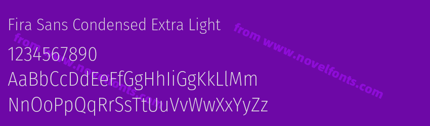 Fira Sans Condensed Extra LightPreview Fira Sans Condensed Extra LightPreview