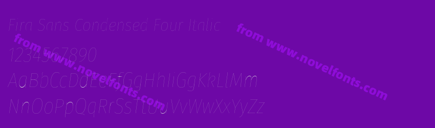 Fira Sans Condensed Four ItalicPreview Fira Sans Condensed Four ItalicPreview