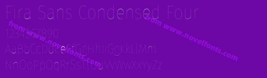 Fira Sans Condensed FourPreview