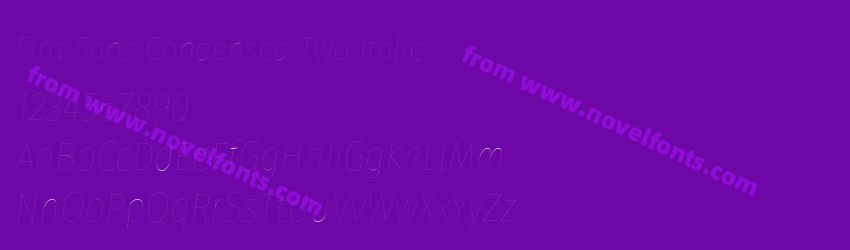 Fira Sans Condensed Two ItalicPreview Fira Sans Condensed Two ItalicPreview