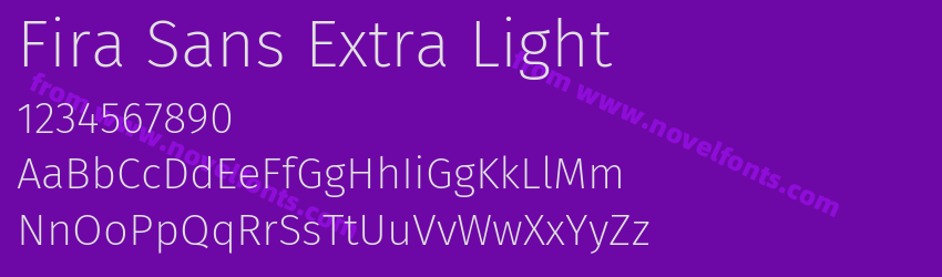 Fira Sans Extra LightPreview Fira Sans Extra LightPreview