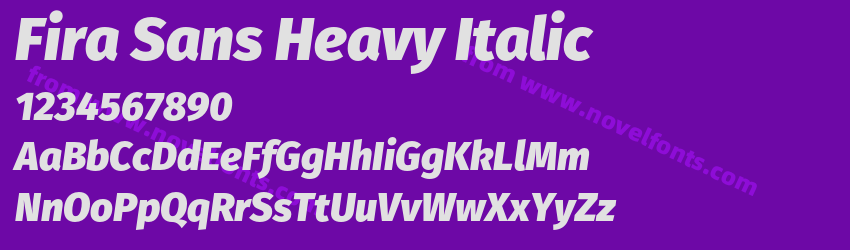 Fira Sans Heavy ItalicPreview Fira Sans Heavy ItalicPreview