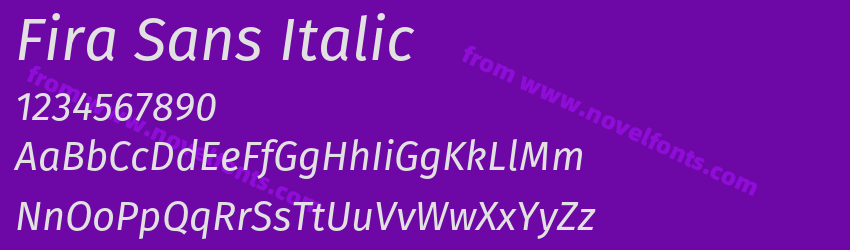 Fira Sans ItalicPreview Fira Sans ItalicPreview