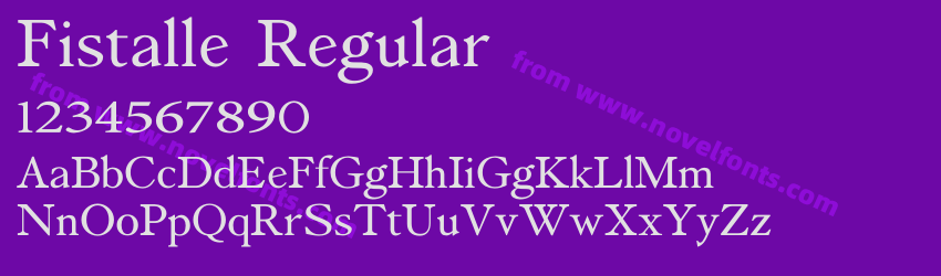 Fistalle RegularPreview Fistalle RegularPreview
