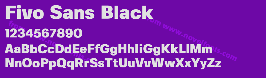 Fivo Sans BlackPreview Fivo Sans BlackPreview