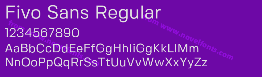 Fivo Sans RegularPreview Fivo Sans RegularPreview