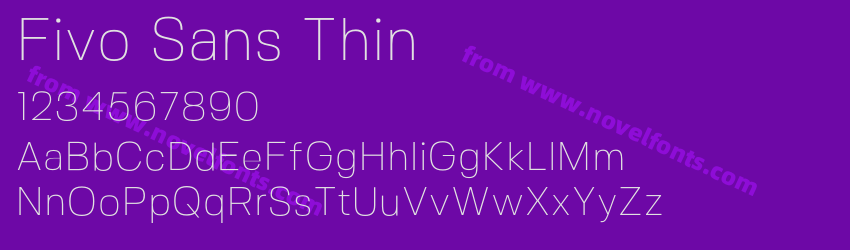 Fivo Sans ThinPreview