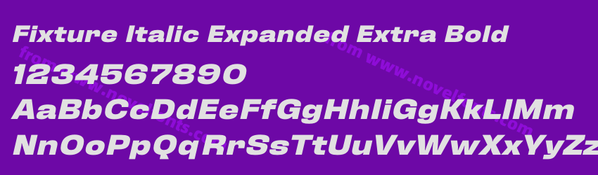 Fixture Italic Expanded Extra BoldPreview Fixture Italic Expanded Extra BoldPreview