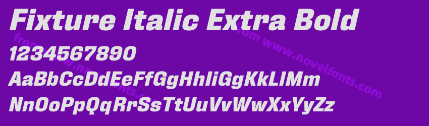 Fixture Italic Extra BoldPreview Fixture Italic Extra BoldPreview