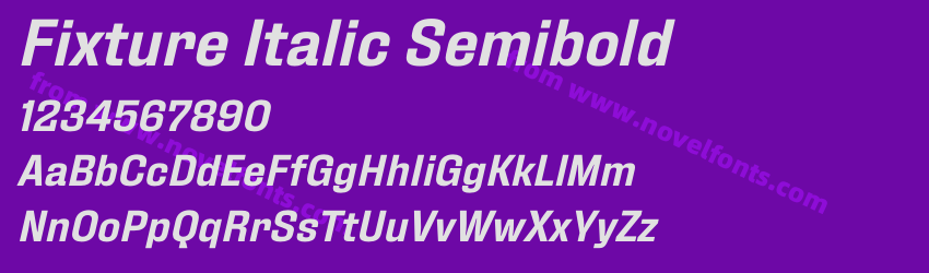 Fixture Italic SemiboldPreview Fixture Italic SemiboldPreview