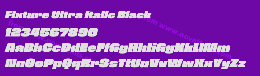 Fixture Ultra Italic BlackPreview