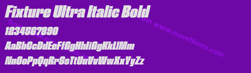 Fixture Ultra Italic BoldPreview Fixture Ultra Italic BoldPreview