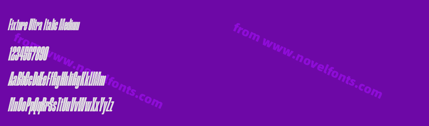 Fixture Ultra Italic MediumPreview