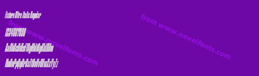 Fixture Ultra Italic RegularPreview Fixture Ultra Italic RegularPreview