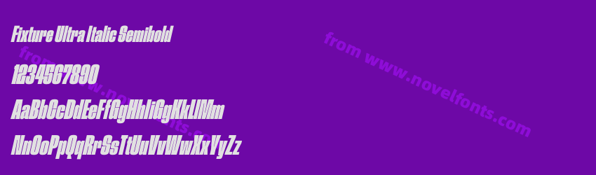 Fixture Ultra Italic SemiboldPreview
