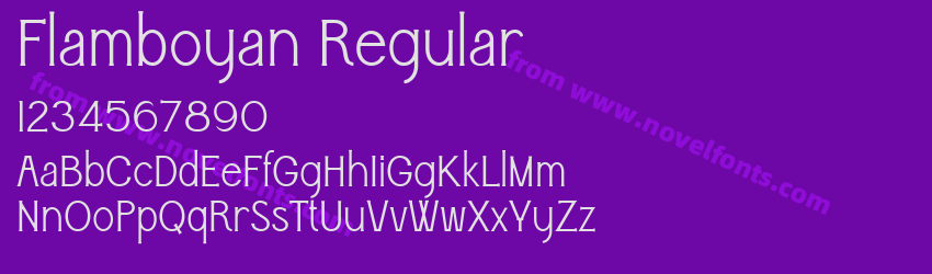 Flamboyan RegularPreview Flamboyan RegularPreview