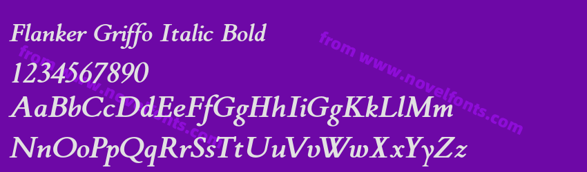 Flanker Griffo Italic BoldPreview
