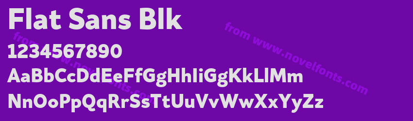 Flat Sans BlkPreview Flat Sans BlkPreview