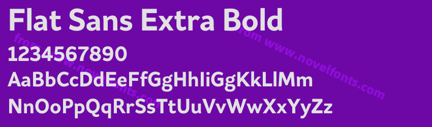 Flat Sans Extra BoldPreview Flat Sans Extra BoldPreview