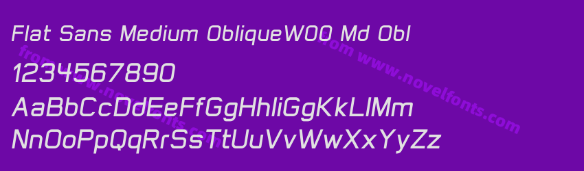 Flat Sans Medium ObliqueW00 Md OblPreview Flat Sans Medium ObliqueW00 Md OblPreview