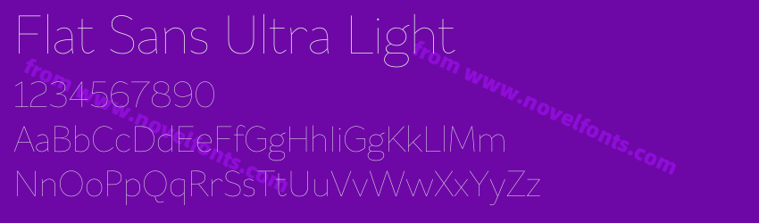 Flat Sans Ultra LightPreview Flat Sans Ultra LightPreview