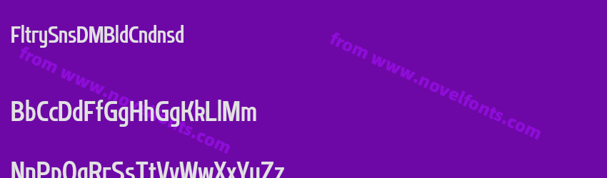Flatory Sans DEMO Bold CondensedPreview
