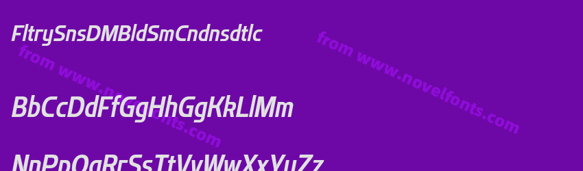 Flatory Sans DEMO Bold Semi Condensed ItalicPreview Flatory Sans DEMO Bold Semi Condensed ItalicPreview