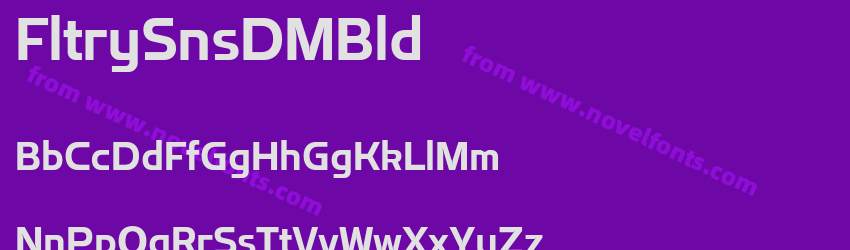 Flatory Sans DEMO BoldPreview