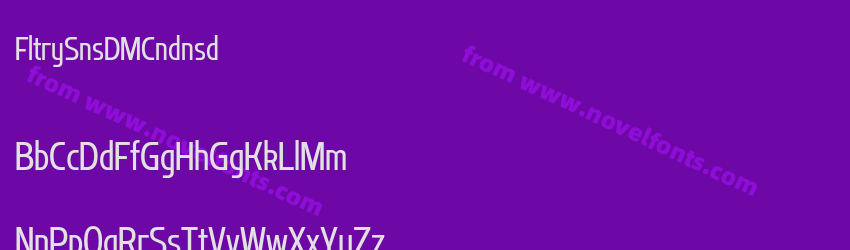 Flatory Sans DEMO CondensedPreview