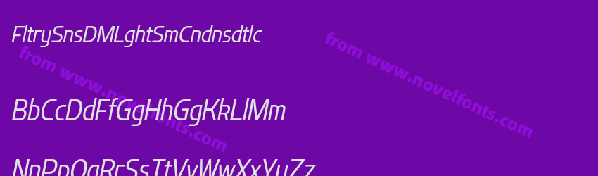 Flatory Sans DEMO Light Semi Condensed ItalicPreview Flatory Sans DEMO Light Semi Condensed ItalicPreview