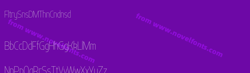 Flatory Sans DEMO Thin CondensedPreview Flatory Sans DEMO Thin CondensedPreview