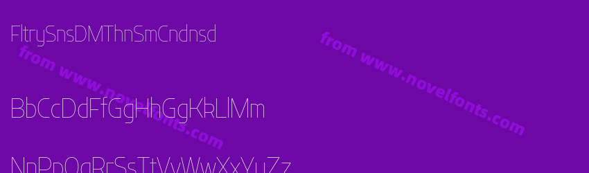 Flatory Sans DEMO Thin Semi CondensedPreview Flatory Sans DEMO Thin Semi CondensedPreview