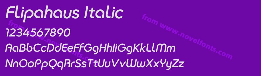 Flipahaus ItalicPreview