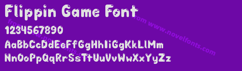 Flippin Game FontPreview Flippin Game FontPreview