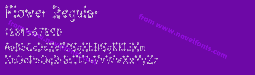Flower RegularPreview Flower RegularPreview