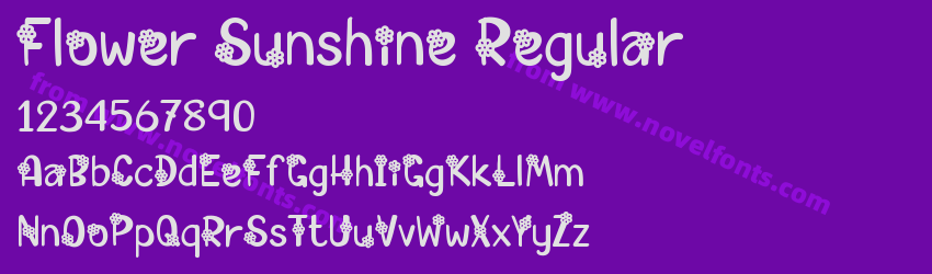 Flower Sunshine RegularPreview Flower Sunshine RegularPreview