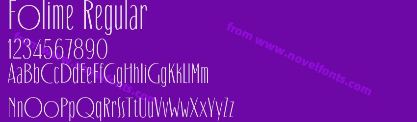 Folime RegularPreview Folime RegularPreview