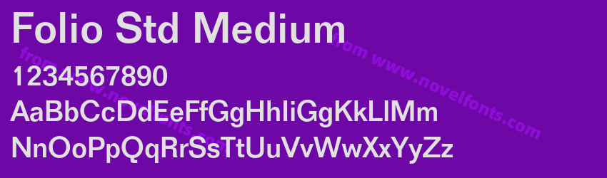 Folio Std MediumPreview Folio Std MediumPreview
