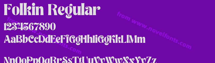 Folkin RegularPreview Folkin RegularPreview