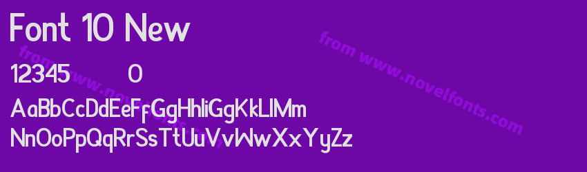 Font 10 NewPreview