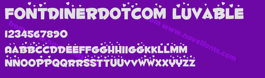 Fontdinerdotcom LuvablePreview Fontdinerdotcom LuvablePreview