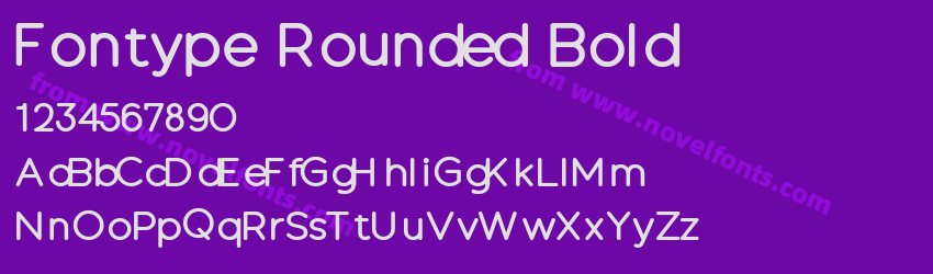Fontype Rounded BoldPreview Fontype Rounded BoldPreview