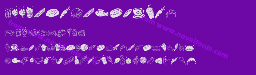 Foodies Dingbats IPreview Foodies Dingbats IPreview