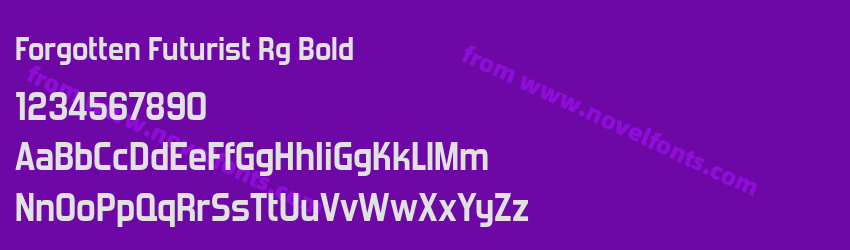 Forgotten Futurist Rg BoldPreview Forgotten Futurist Rg BoldPreview